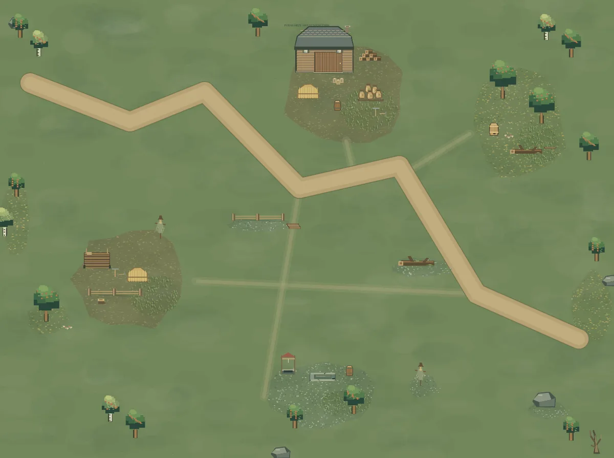Mapa okolicy: Podwórze Ostatnich Żniw