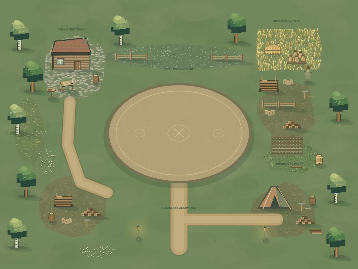 Mapa okolicy: Krąg Żniwiarzy