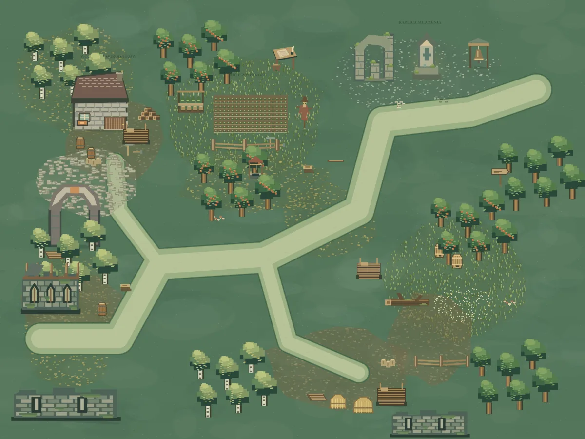 Mapa okolicy: Sad za Zamkniętą Bramą