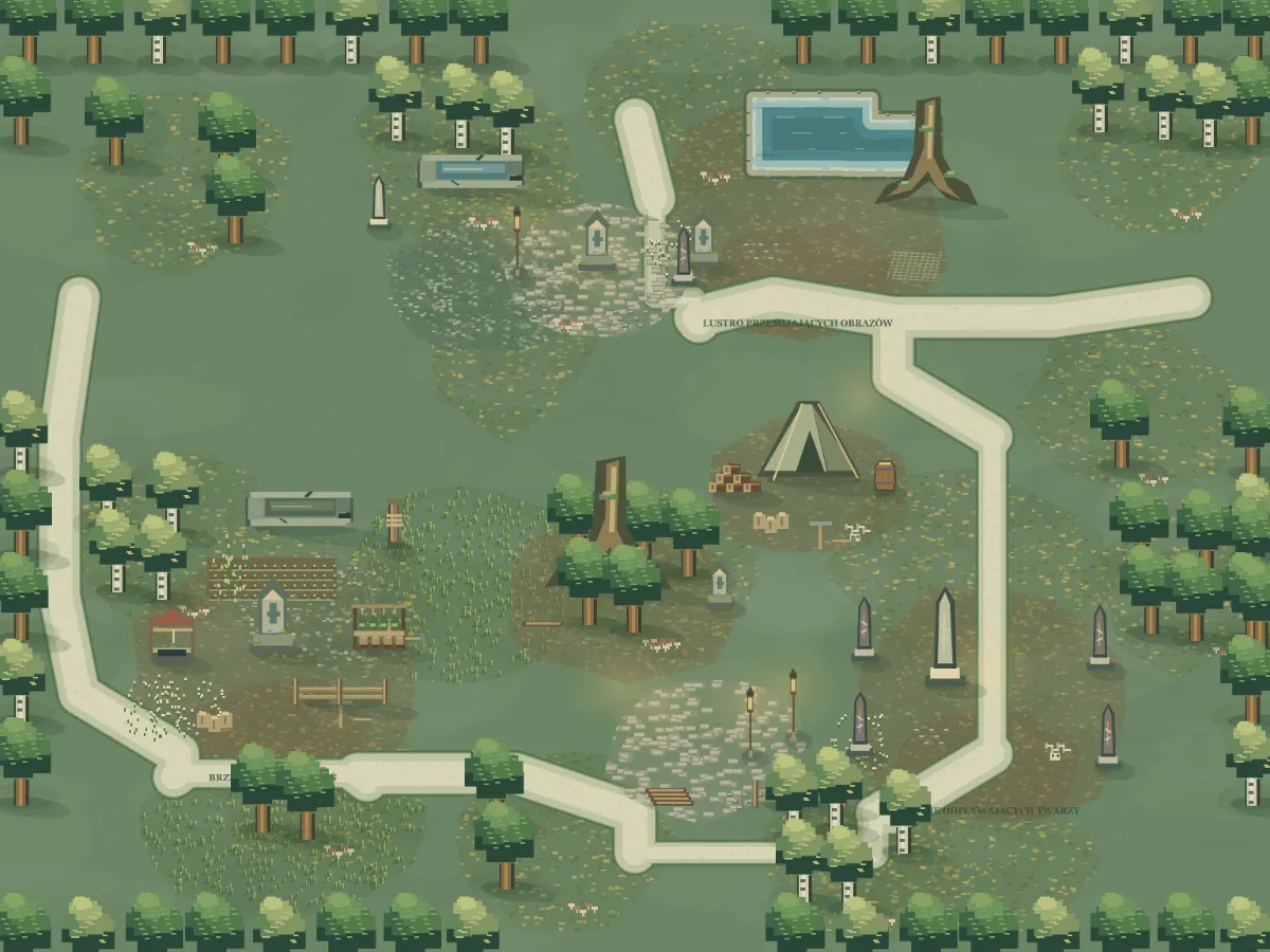Mapa okolicy: Źródło Pamięci
