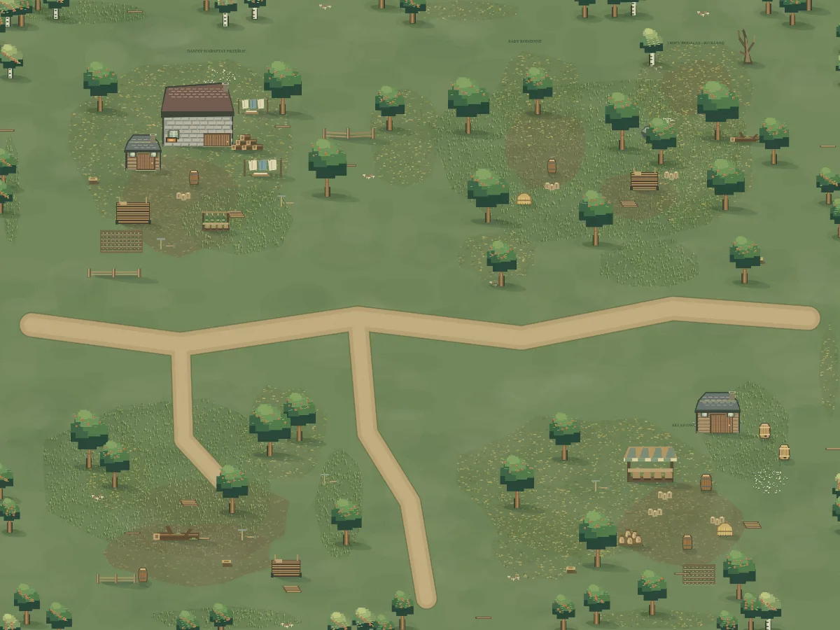 Mapa okolicy: Sady Krzywych Drabin