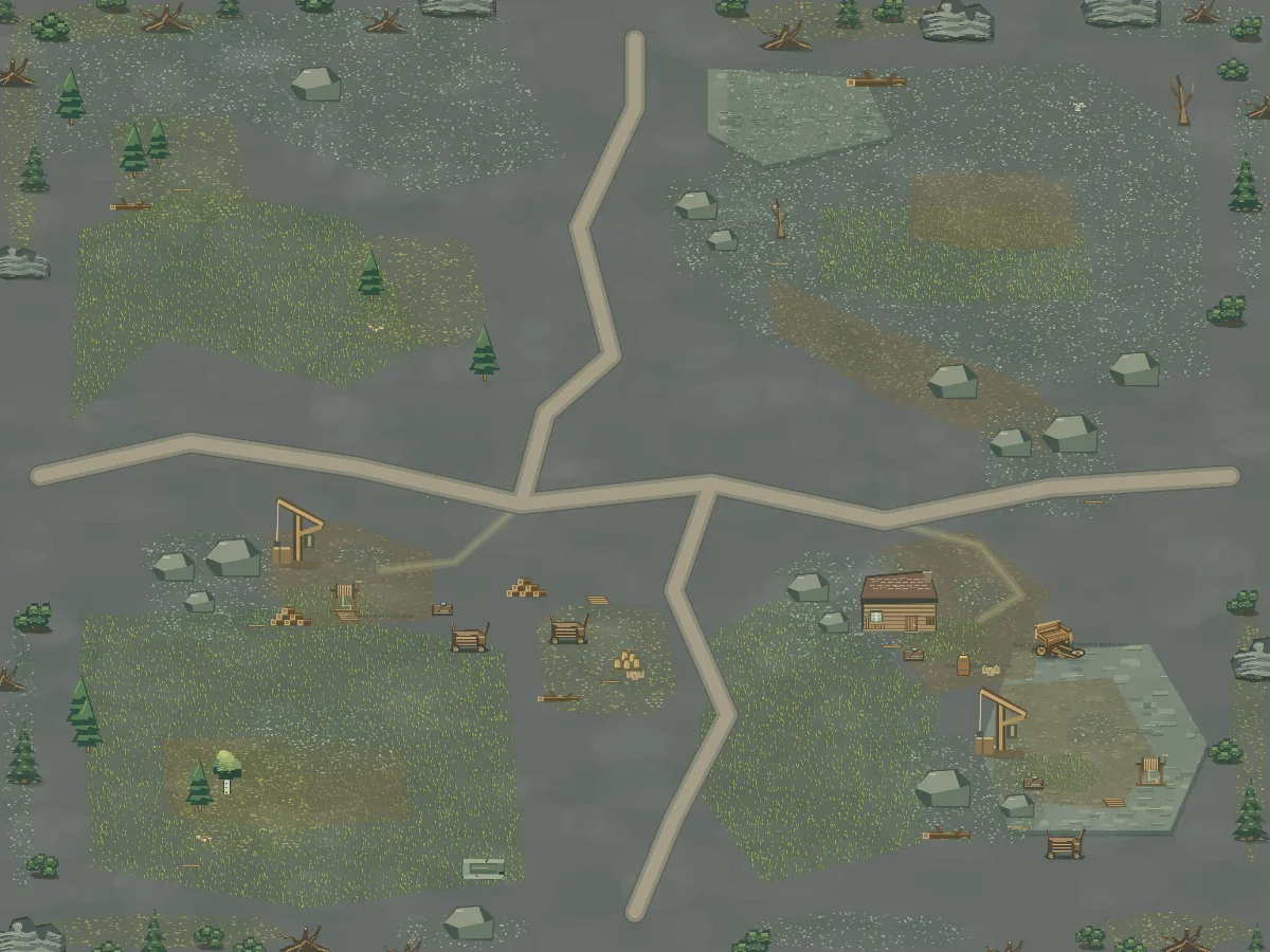 Mapa okolicy: Podnóże Wiszących Lin