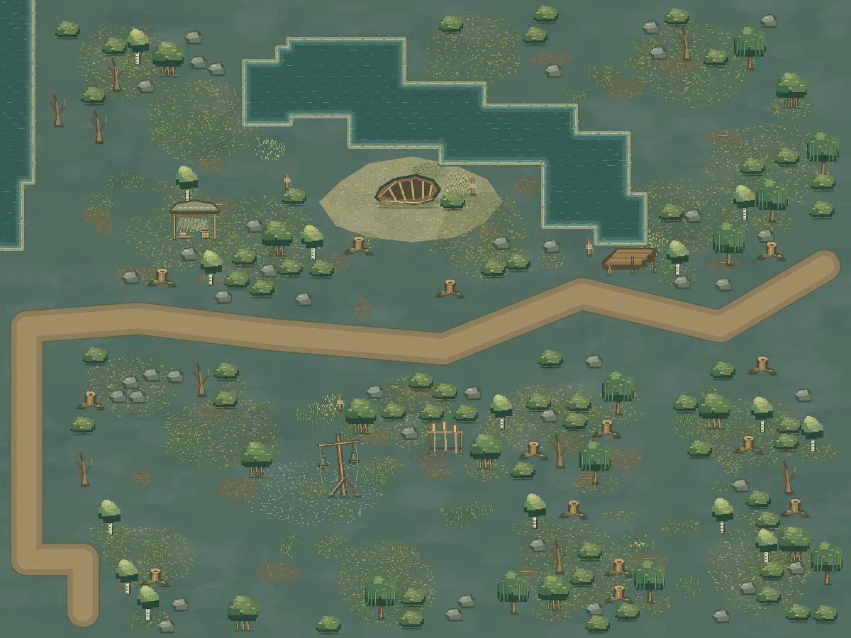 Mapa okolicy: Zatoka Rdzawych Dzwonów