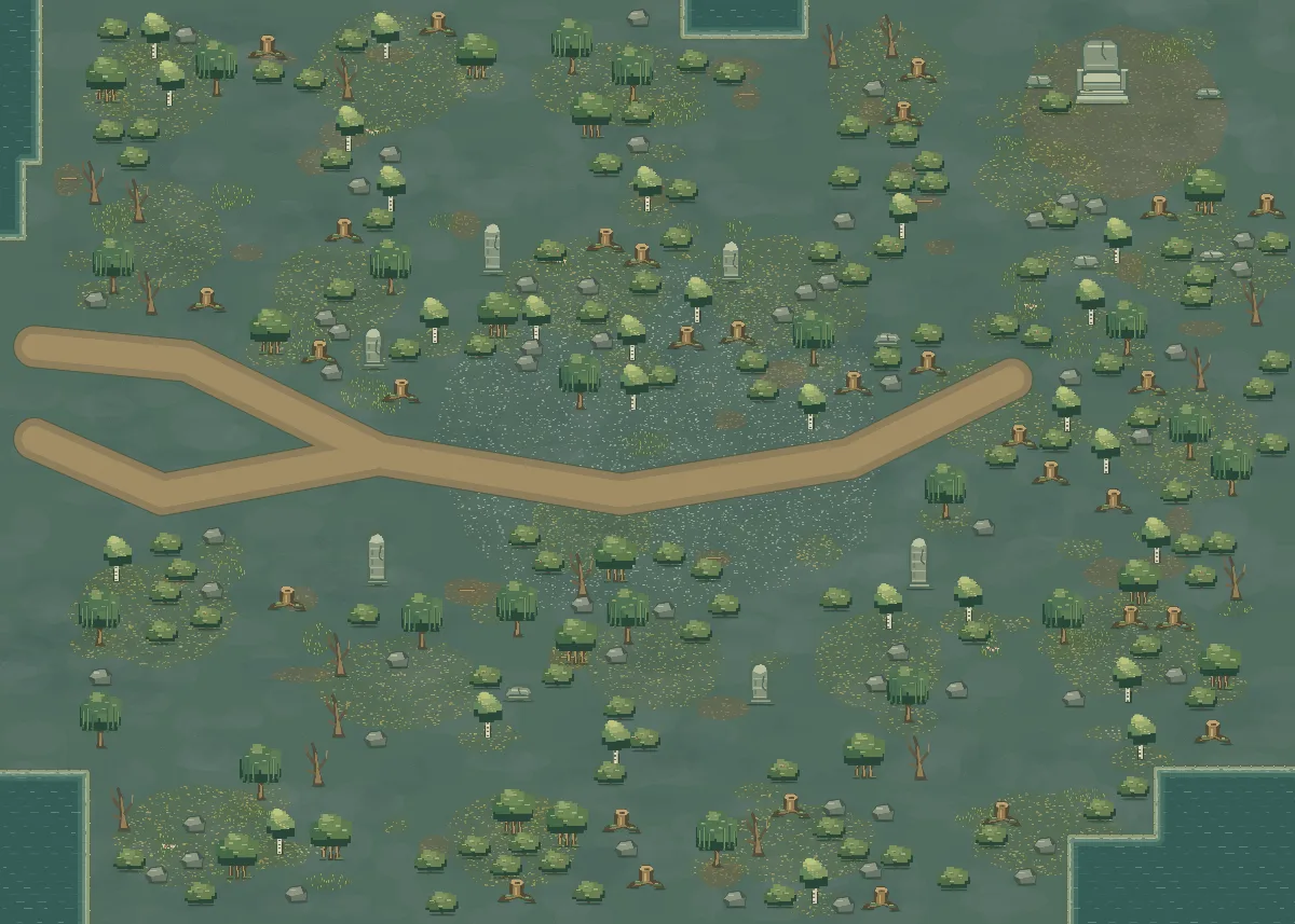 Mapa okolicy: Krąg Nieoddanej Ziemi