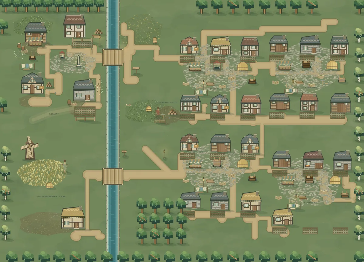 Mapa okolicy: Osada Brzeziny